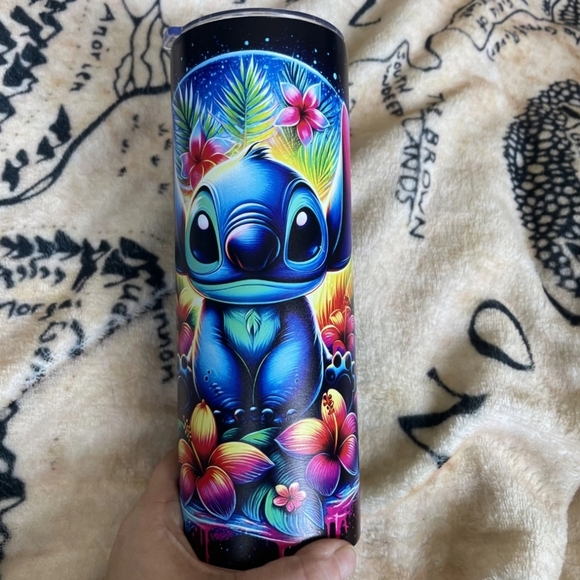 Disney Stitch Stainless Steel Water Bottle - Picture 1 of 11